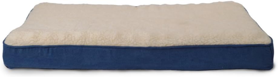 Replacement Dog Bed Cover Water-Resistant Indoor/Outdoor Logo Print Oxford Polycanvas Mattress, Washable - Deep Lagoon, Medium