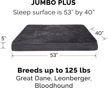 Replacement Dog Bed Cover Water-Resistant Indoor/Outdoor Logo Print Oxford Polycanvas Mattress, Washable - Deep Lagoon, Medium
