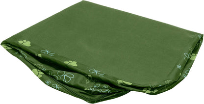 Replacement Dog Bed Cover Water-Resistant Indoor/Outdoor Logo Print Oxford Polycanvas Mattress, Washable - Deep Lagoon, Medium