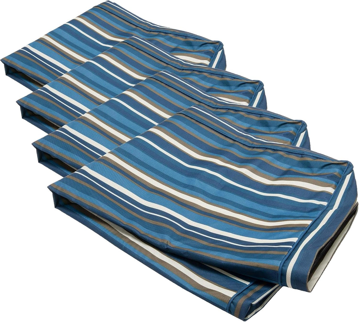 Replacement Dog Bed Cover Water-Resistant Indoor/Outdoor Logo Print Oxford Polycanvas Mattress, Washable - Deep Lagoon, Medium