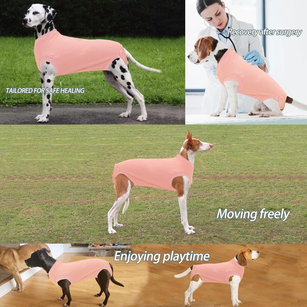 Recovery Suit for Female Dogs, Dog Cone Alternative After Spay
