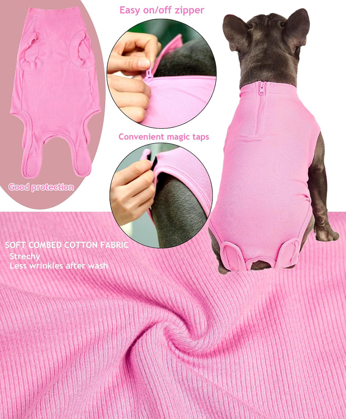 Recovery Suit for Female Dogs, Dog Cone Alternative After Spay