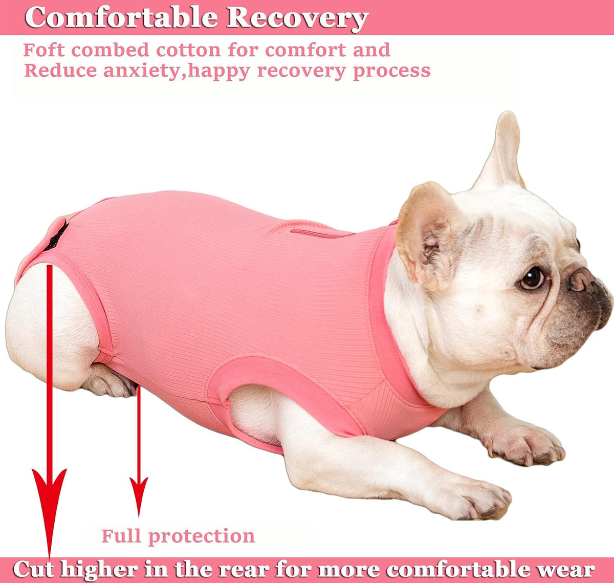 Recovery Suit for Female Dogs, Dog Cone Alternative After Spay