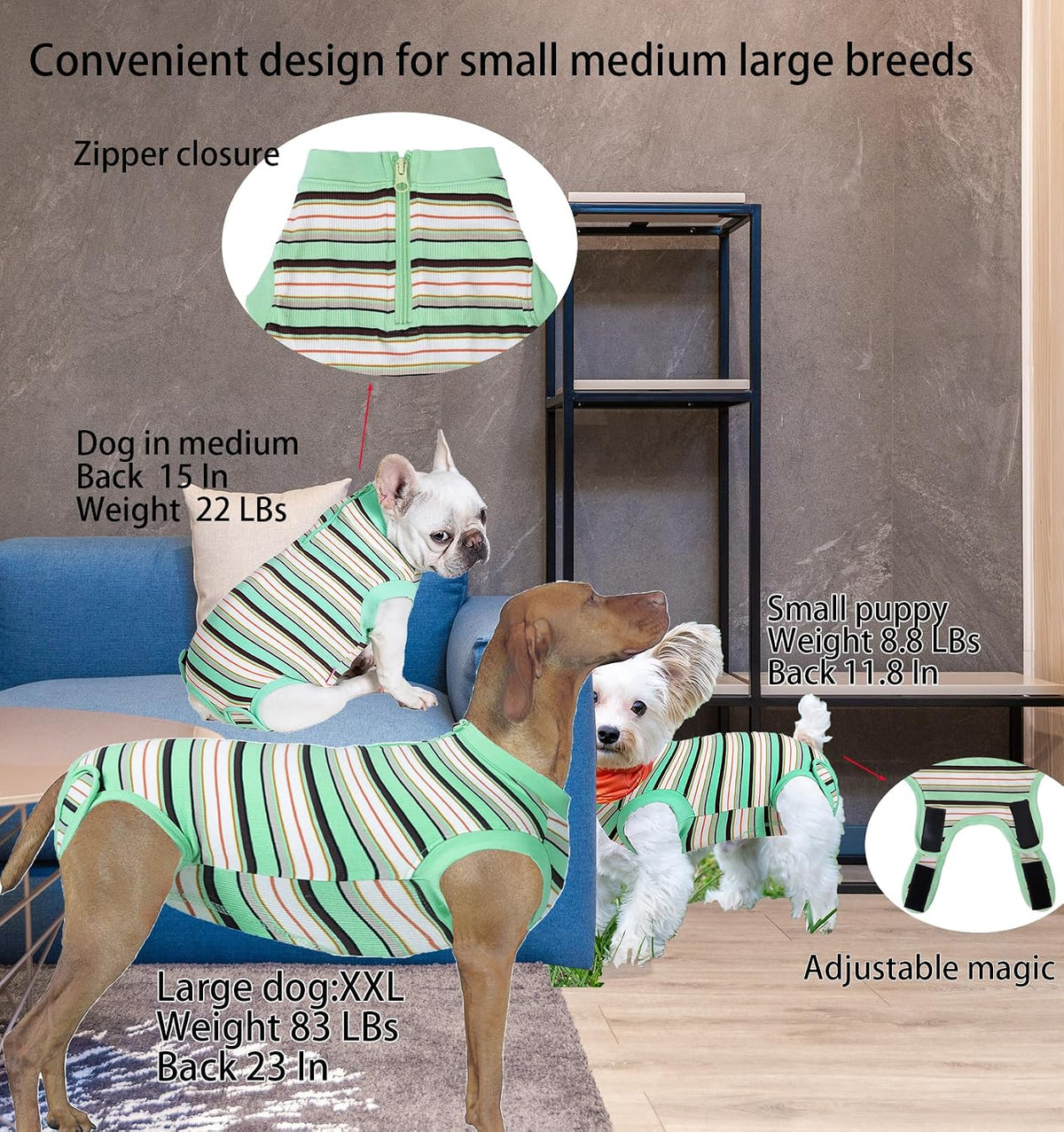 Recovery Suit for Female Dogs, Dog Cone Alternative After Spay