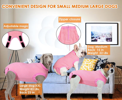 Recovery Suit for Female Dogs, Dog Cone Alternative After Spay