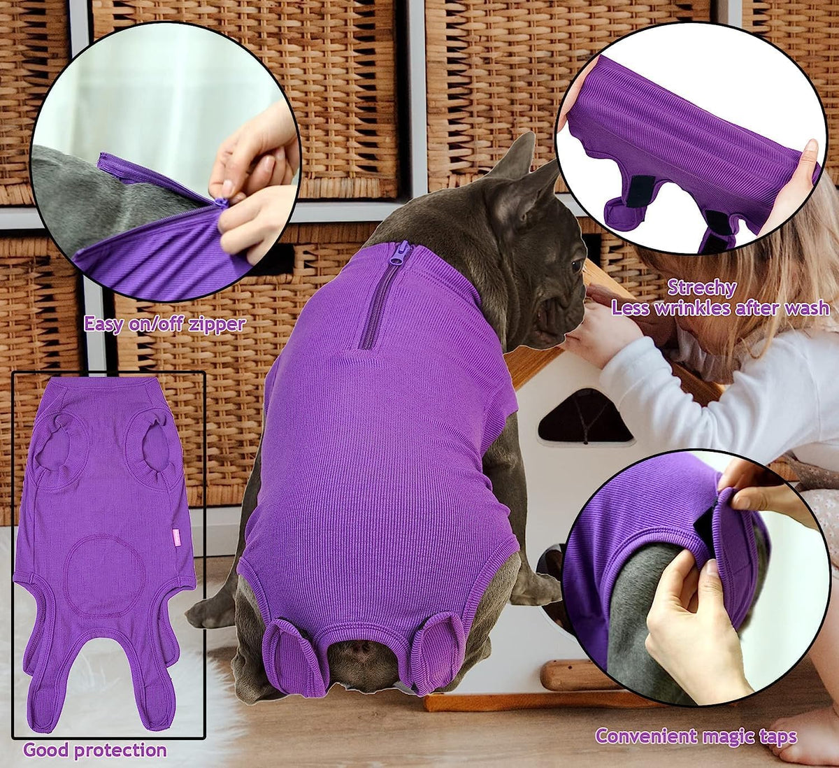 Recovery Suit for Female Dogs, Dog Cone Alternative After Spay