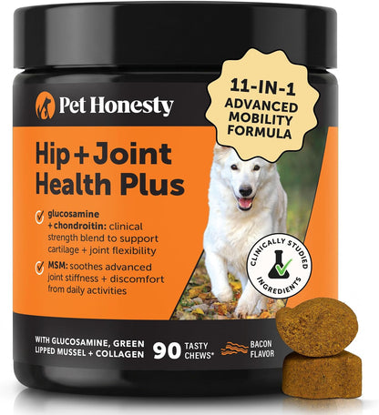 Vet Recommended Hip and Joint Supplement for Dogs, 90 Count