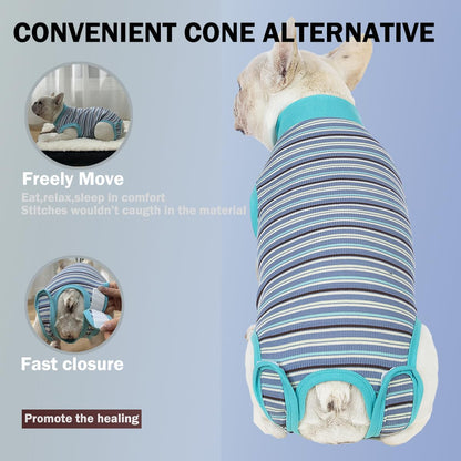 Sebdtico Recovery Suit for Dogs,Dog Surgery Suit Female Spay,Soft Dog Onesie for Surgery Female,Dog Cone Alternative Surgical Recovery Suit Female,Abdominal Wounds Licking Anti Suit for Dogs