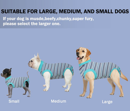 Sebdtico Recovery Suit for Dogs,Dog Surgery Suit Female Spay,Soft Dog Onesie for Surgery Female,Dog Cone Alternative Surgical Recovery Suit Female,Abdominal Wounds Licking Anti Suit for Dogs
