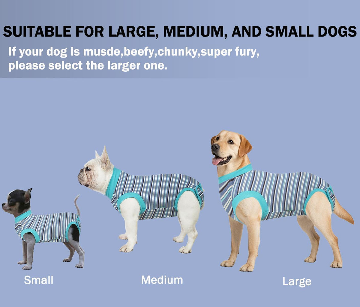 Sebdtico Recovery Suit for Dogs,Dog Surgery Suit Female Spay,Soft Dog Onesie for Surgery Female,Dog Cone Alternative Surgical Recovery Suit Female,Abdominal Wounds Licking Anti Suit for Dogs