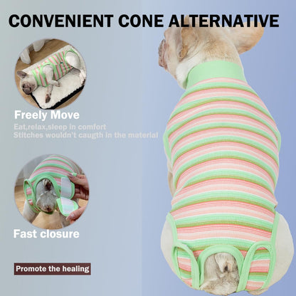 Sebdtico Recovery Suit for Dogs,Dog Surgery Suit Female Spay,Soft Dog Onesie for Surgery Female,Dog Cone Alternative Surgical Recovery Suit Female,Abdominal Wounds Licking Anti Suit for Dogs