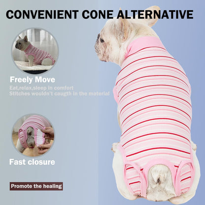 Sebdtico Recovery Suit for Dogs,Dog Surgery Suit Female Spay,Soft Dog Onesie for Surgery Female,Dog Cone Alternative Surgical Recovery Suit Female,Abdominal Wounds Licking Anti Suit for Dogs