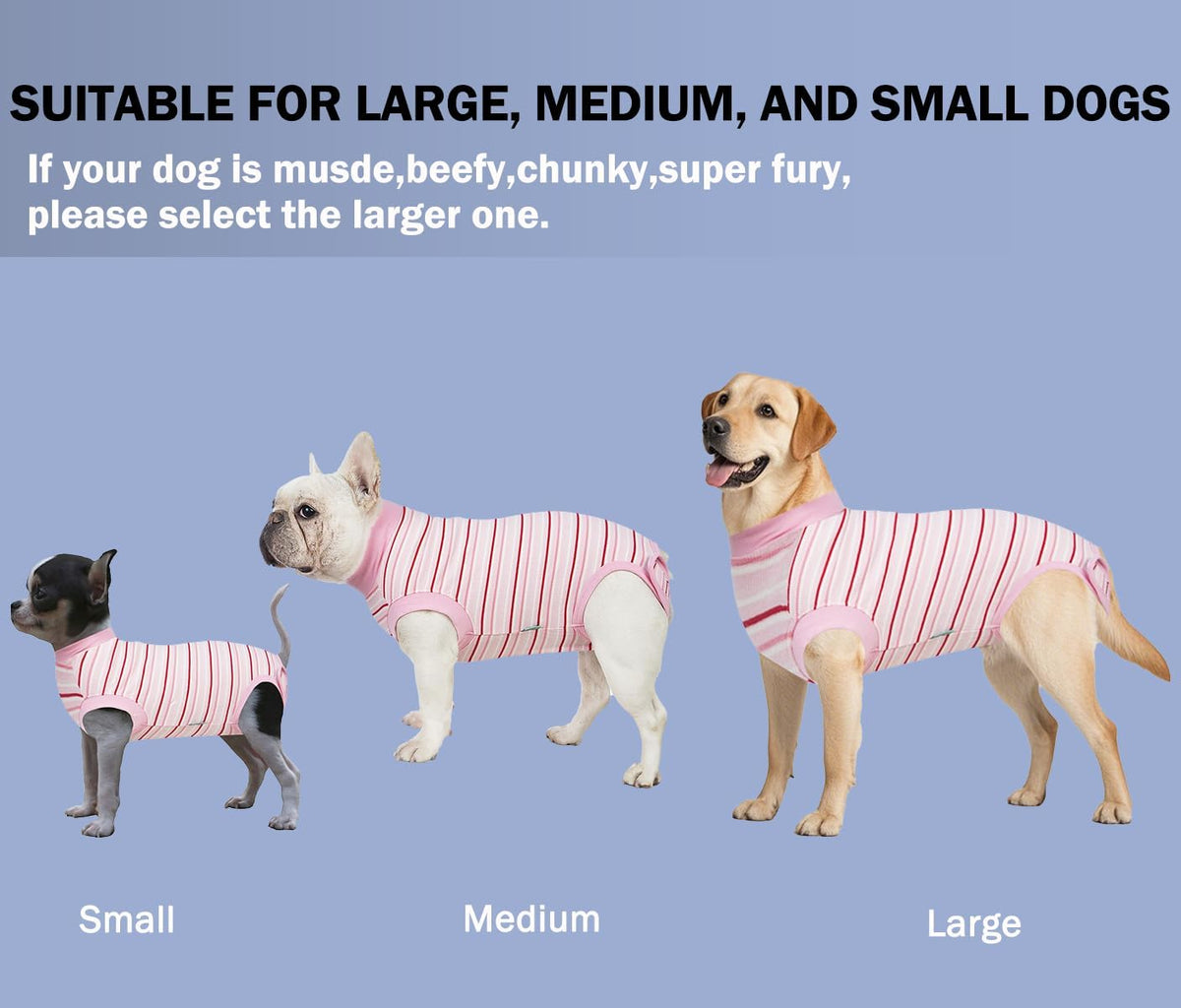 Sebdtico Recovery Suit for Dogs,Dog Surgery Suit Female Spay,Soft Dog Onesie for Surgery Female,Dog Cone Alternative Surgical Recovery Suit Female,Abdominal Wounds Licking Anti Suit for Dogs