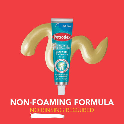 Dog Dental Care Kit, Toothbrush & Toothpaste, Peanut, 2.5oz | Complete oral care kit: toothpaste + toothbrush; reduces plaque & tartar; fights bad breath; peanut flavor, dogs & puppies