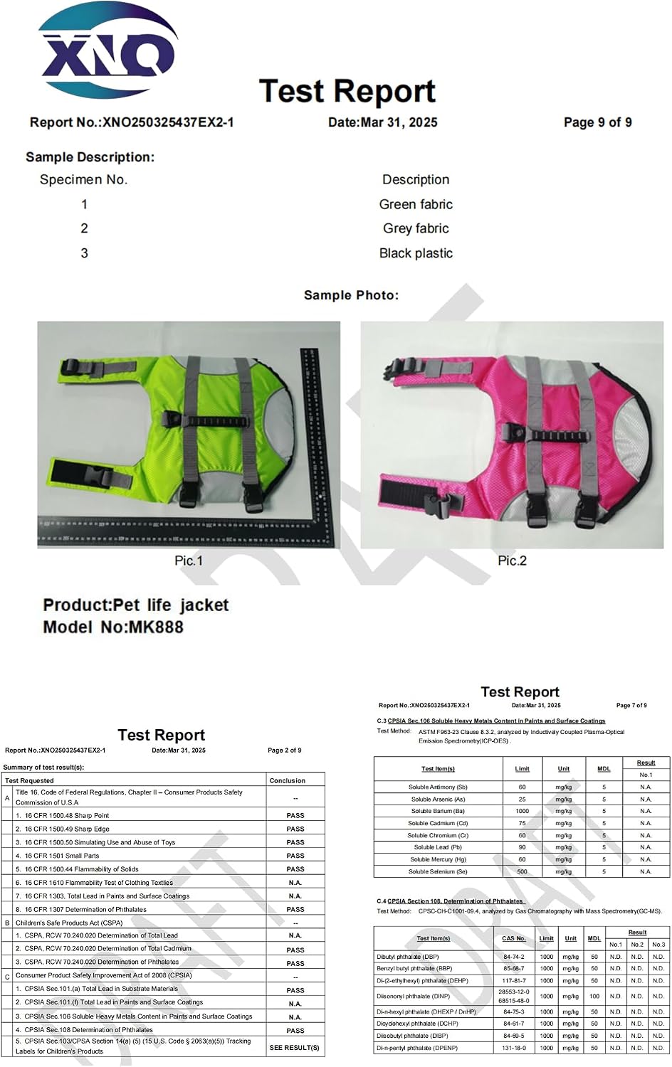 Dog Life Jacket, Reflective Adjustable Dog Life Vest with Rescue Handle for Swimming and Boating, Ripstop Pet Safety Life Preserver for Small, Medium and Large Dogs