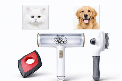 3 in-1 Set,Pet Hair Removal Roller,Hairbrush Shaving Brush.Reusable,Cleaning Brushes for Dogs and Cats. Effectively Removes Pet,from Carpets, Rugs, Laundry, Clothing, Sofas, and Upholstery