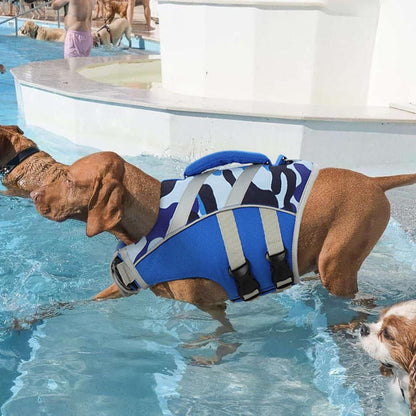 Reflective Dog Life Jacket, Dog Life Vest for Swimming Boating