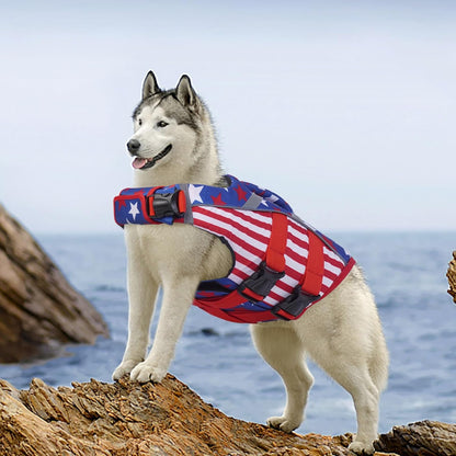 Reflective Dog Life Jacket, Dog Life Vest for Swimming Boating