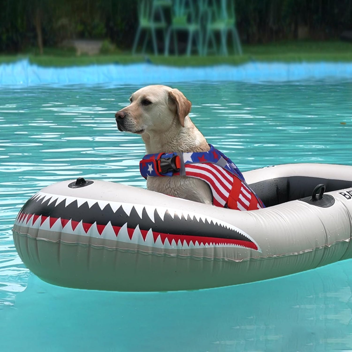 Reflective Dog Life Jacket, Dog Life Vest for Swimming Boating