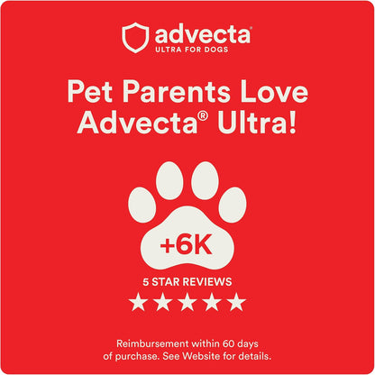 Ultra Flea and Tick Topical for Dogs 4-10 lbs, 2-Mo Supply