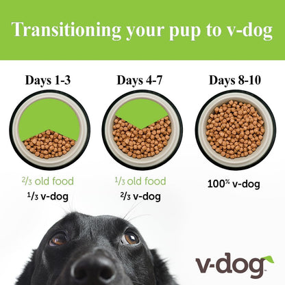 Vegan Mini Kibble Dry Dog Food (4.5 LB) Small Breed Dogs | Plant-Based Protein with Added Taurine for Sensitive Stomach and Skin | All Natural Made in US