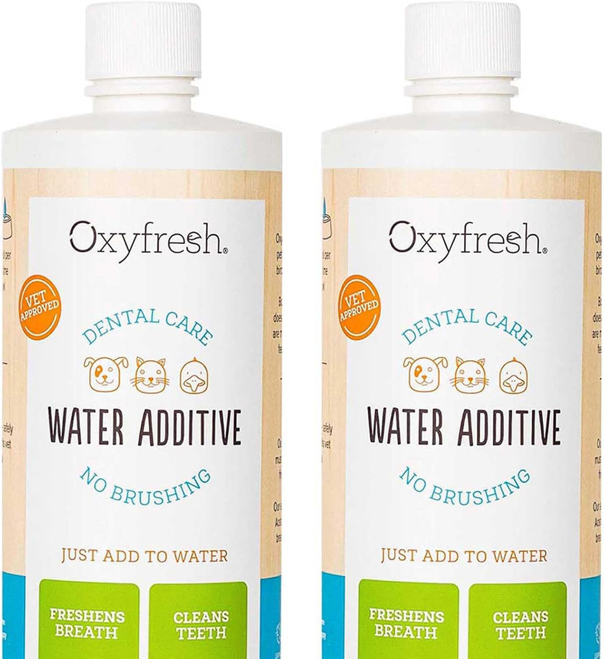 Premium Pet Dental Care Solution Pet Water Additive: Best Way to Eliminate Bad Dog Breath and Cat Bad Breath - Fights Tartar & Plaque - So Easy, Just Add to Water! Vet Recommended 16 oz.