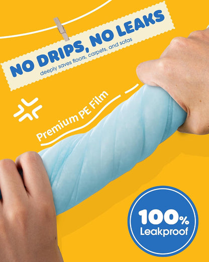 Puppy Pads for Dogs, 34x28 in, 6-Layer Leakproof