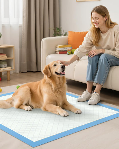 Puppy Pads for Dogs, 34x28 in, 6-Layer Leakproof