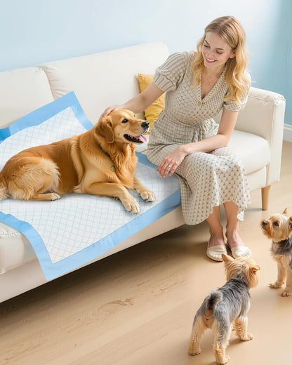 Puppy Pads for Dogs, 34x28 in, 6-Layer Leakproof