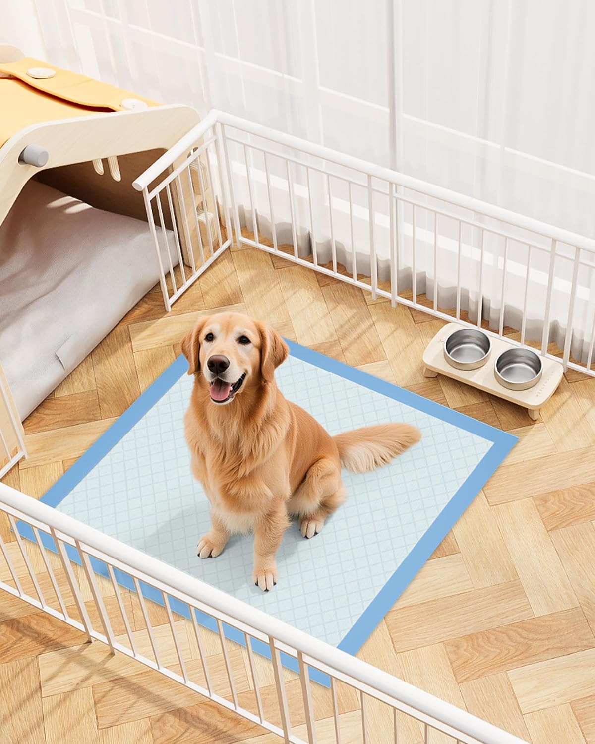 Puppy Pads for Dogs, 34x28 in, 6-Layer Leakproof