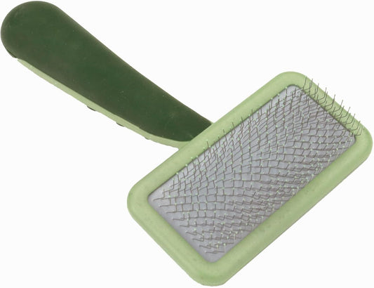 Safari Dog Soft Slicker Brush - Dog Grooming Brush for Shedding - for Dogs with Short, Medium and Long Hair - Small - 6.5" x 2.5"
