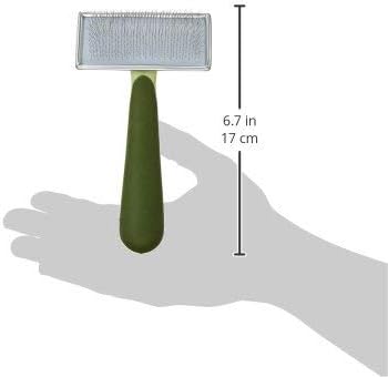 Safari Dog Soft Slicker Brush - Dog Grooming Brush for Shedding - for Dogs with Short, Medium and Long Hair - Small - 6.5" x 2.5"