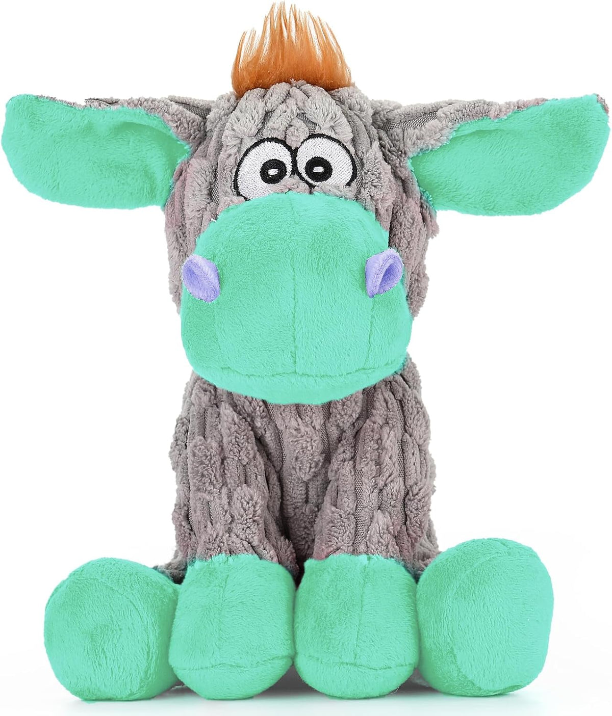 Plush Chew Toys for Large Dogs, Tough Crinkle Stuffed Animal Squeaky Interactive Toys for Small Medium Large Dogs, Keep Them Busy, Big Pet Toys
