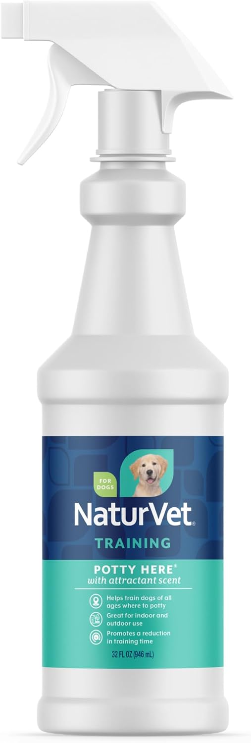 Potty Here Training Aid Spray for Puppies and Dogs - 32 oz