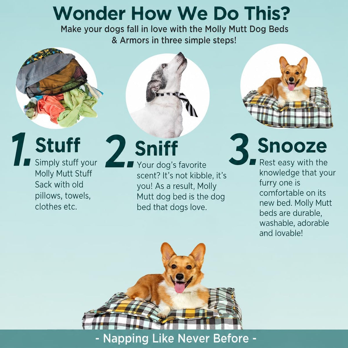 Dog Bed Liner, Water-Resistant Liner, Washable, 36"x45"x4.75"
