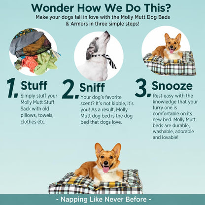 Dog Bed Liner, Water-Resistant Liner, Washable, 36"x45"x4.75"