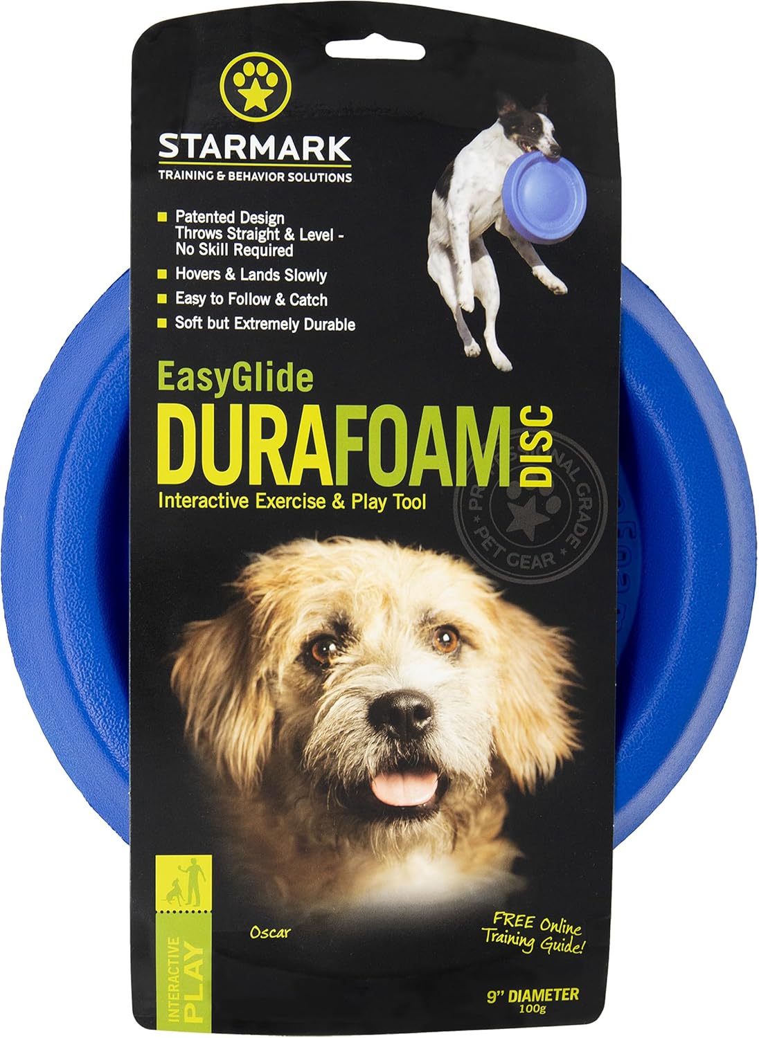 EasyGlide DuraFoam Flying Disc Dog Toy 9-Inch