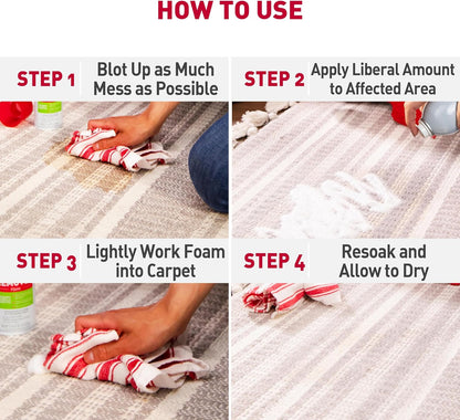 Dog Stain & Odor Remover Foam, Enzymatic Cleaner, 32 oz