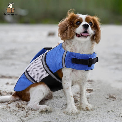 Lightweight Dog Life Jacket Puppy Swimming Vest with Lift Handle