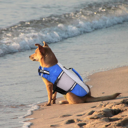 Lightweight Dog Life Jacket Puppy Swimming Vest with Lift Handle