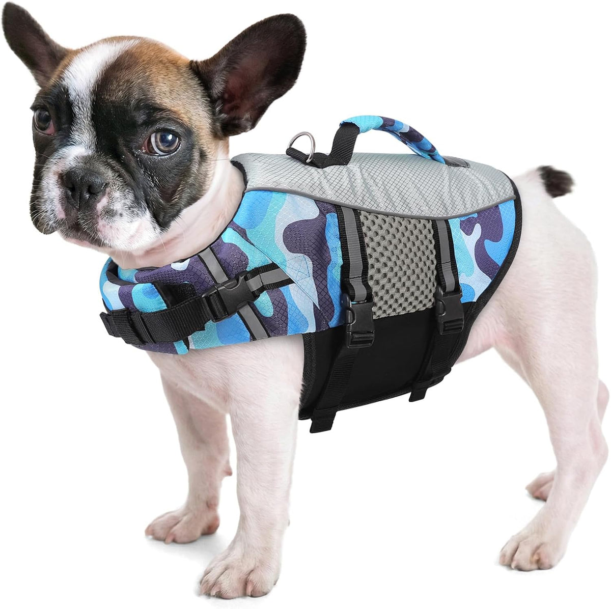 Lightweight Dog Life Jacket Puppy Swimming Vest with Lift Handle
