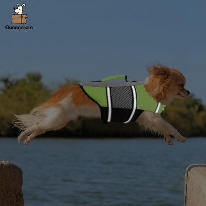 Lightweight Dog Life Jacket Puppy Swimming Vest with Lift Handle