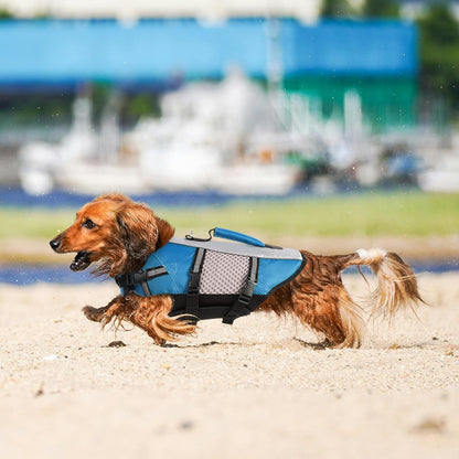 Lightweight Dog Life Jacket Puppy Swimming Vest with Lift Handle