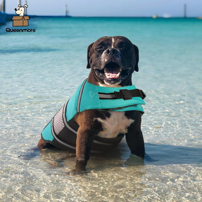 Lightweight Dog Life Jacket Puppy Swimming Vest with Lift Handle