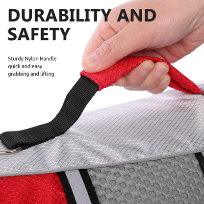 Lightweight Dog Life Jacket Puppy Swimming Vest with Lift Handle