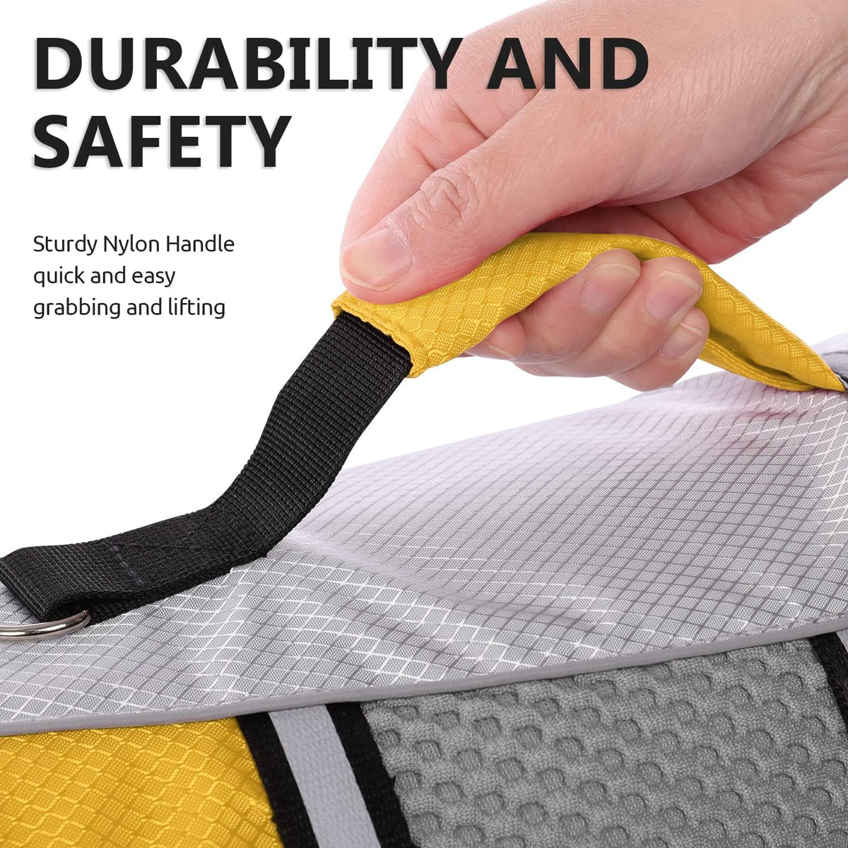 Lightweight Dog Life Jacket Puppy Swimming Vest with Lift Handle
