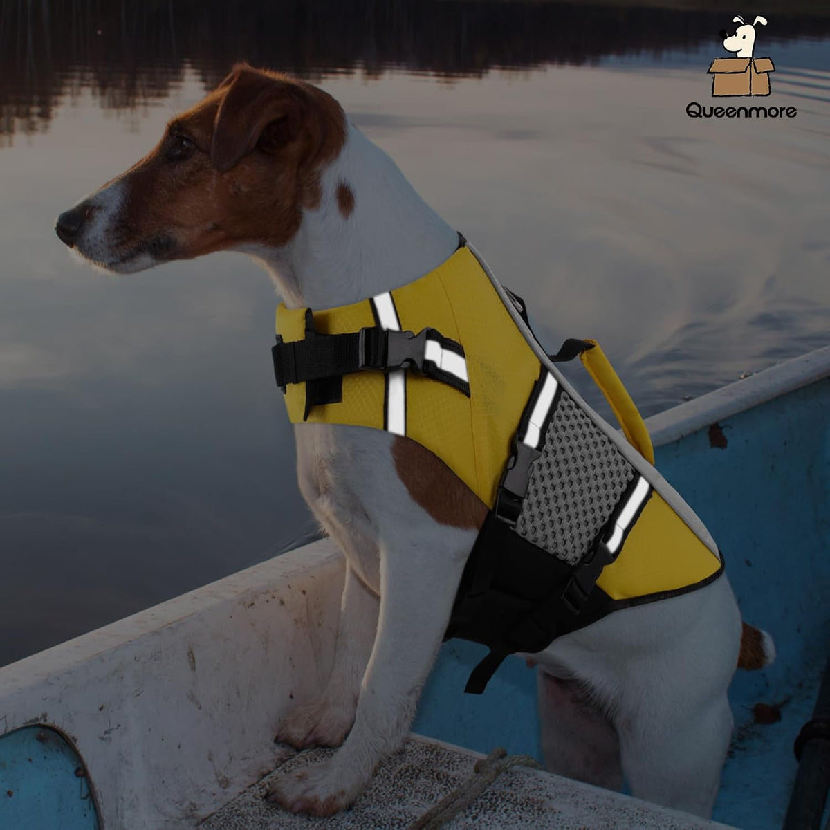 Lightweight Dog Life Jacket Puppy Swimming Vest with Lift Handle