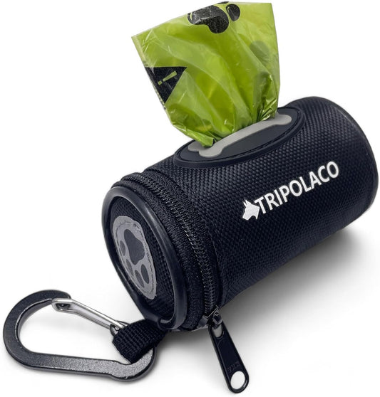Dog Poop Bag Holder for Leash, Easy Release Poop Bag Dispenser