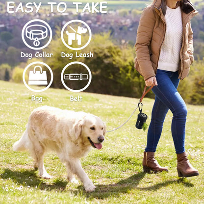 Dog Poop Bag Holder for Leash, Easy Release Poop Bag Dispenser