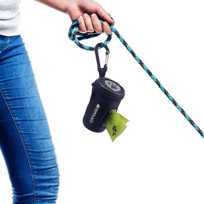 Dog Poop Bag Holder for Leash, Easy Release Poop Bag Dispenser